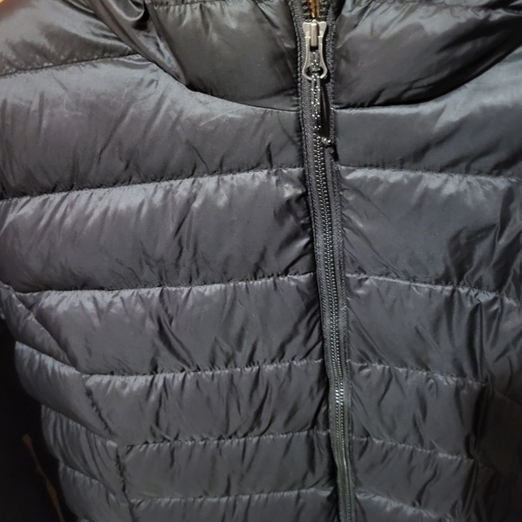 Eddie Bauer Womens EB650 Black Down Packable Puffer Mid Length Jacket Size 2XL - Picture 4 of 7